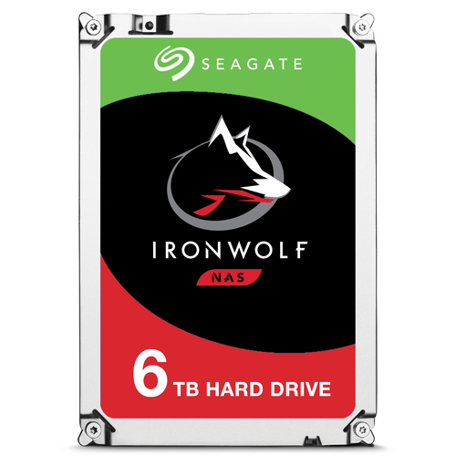 Seagate IronWolf ST6000VN0041 - Disco duro - 6 TB - interno - 35 - SATA 6Gb/s - 7200 rpm - búfer 128 MB - ST6000VN0041