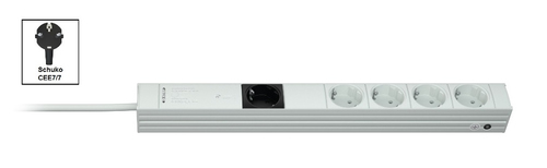 Vertiv Knürr 03.314.005.1 toitejaotuskomponent (PDU) 5 vahelduvvoolu kontakt 1U Hall