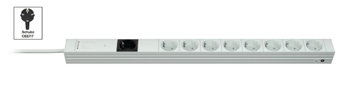 Vertiv Knürr 03.314.009.1 toitejaotuskomponent (PDU) 9 vahelduvvoolu kontakt 1U Hall