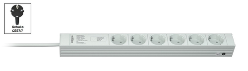 Vertiv Knürr Di-Strip toitejaotuskomponent (PDU) 6 vahelduvvoolu kontakt 1U