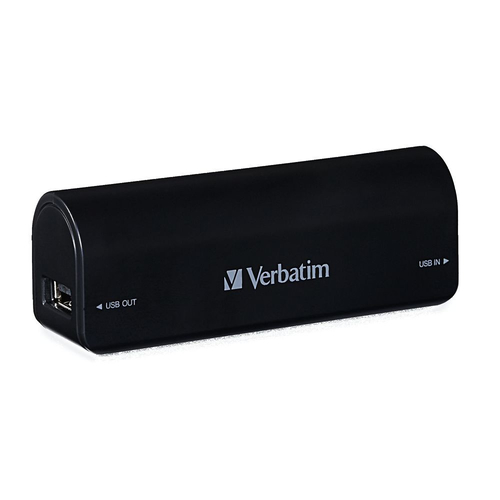 Verbatim 99203 Powerbank Lithium-Ion (Li-Ion) 2600 mAh Schwarz