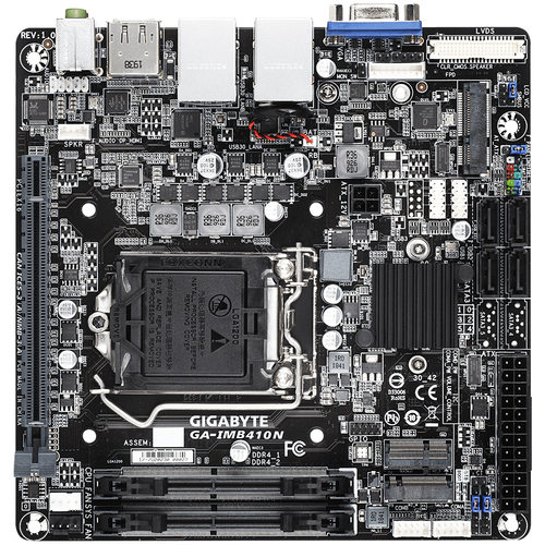 GIGABYTE GA-IMB410N материнская плата Intel H410 LGA 1200 (Socket H5) Mini ITX