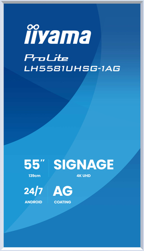 iiyama ProLite LH5581UHSG-1AG public display, afbeelding 3
