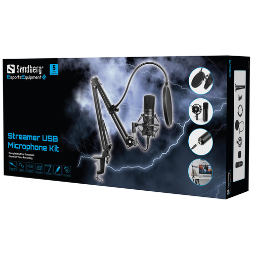 Sandberg Streamer USB Microphone Kit – image 4