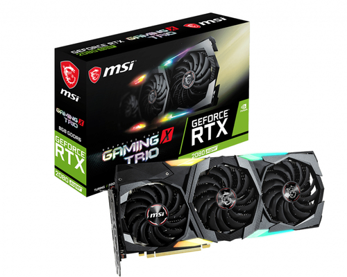 MSI GAMING RTX 2080 SUPER X TRIO видеокарта NVIDIA GeForce RTX 2080 SUPER 8 GB GDDR6