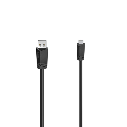 Hama 00200606 USB кабель USB 2.0 1,5 m Mini-USB B USB A 0,48 Gbit/s Черный