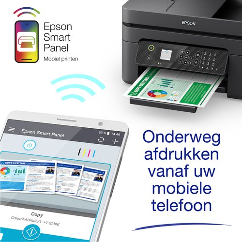 Epson Workforce WF-2930DWF All-in-one inkjet printer Zwart, afbeelding 7