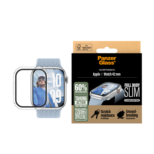 PanzerGlass Full Body Apple Watch 42 mm Displayschutz Transparent – Foto 2 von 4