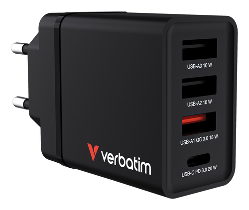 Verbatim 49700 mobile device charger Universal Black AC Fast charging Indoor – image 3