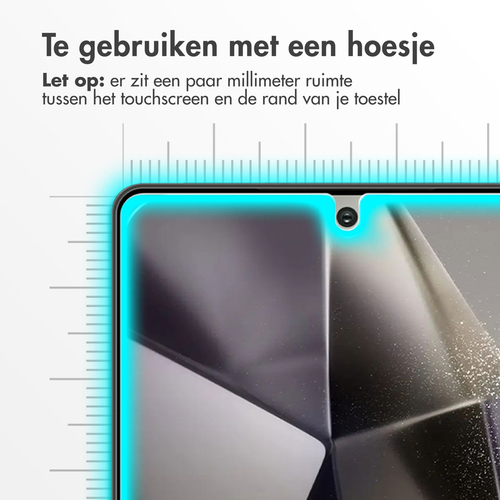 Accezz Gehard Glas Screenprotector 2-pack Samsung Galaxy S25 Ultra, afbeelding 3