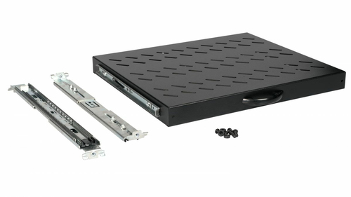 Equip legplanken variabel 19" voor Serverschränke, 1U 60cm zwart, afbeelding 2
