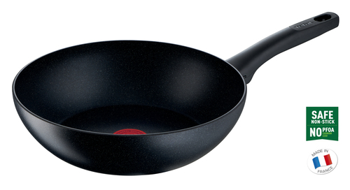 Tefal Black Stone G28119 Сковорода вок/стир-фрай Круглый