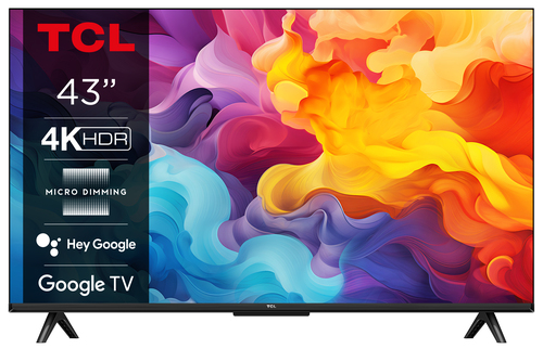 TCL P655 43P655 телевизор 109,2 cm (43") 4K Ultra HD Smart TV Wi-Fi Черный