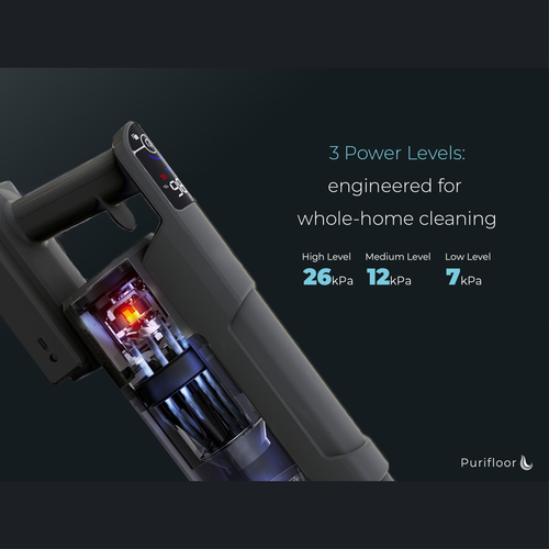 Clean Air Optima SVC002 stick vacuum/electric broom Battery Dry HEPA Bagless – image 6
