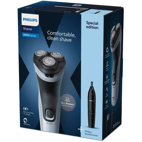 Philips Shaver 3000X Series X3003/02 Wet & Dry Electric Shaver – image 5