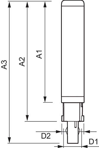 Philips CorePro LED PLC 6,5 2P G24d 3000K, afbeelding 2