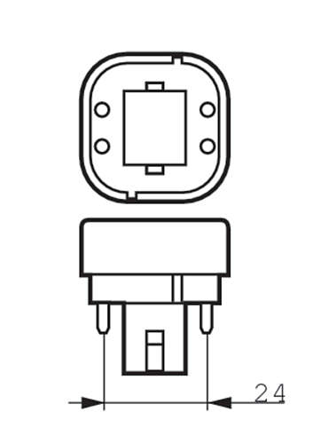 Philips CorePro LED PLC 9W 4P G24q3 4000K - LED3398, afbeelding 3