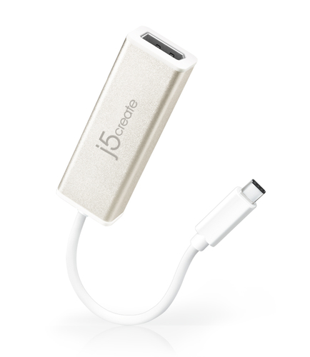 j5create 0.154m, USB-C/DisplayPort USB grafiskais adapteris 3840