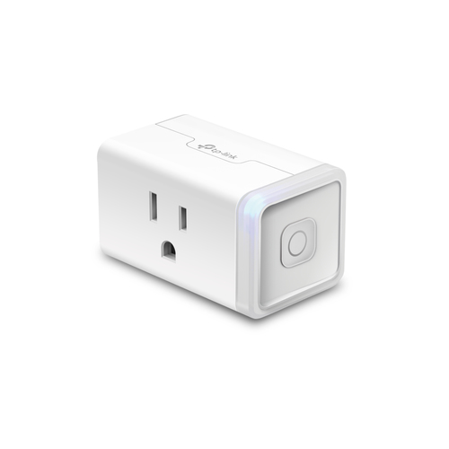 HS105 Mini Tomacorriente Inteligente WiFi, 100  120V, 5060Hz, 15.0A, Compatible Con Amazon Alexa Y Google Assistant, Color Blanco. HS105