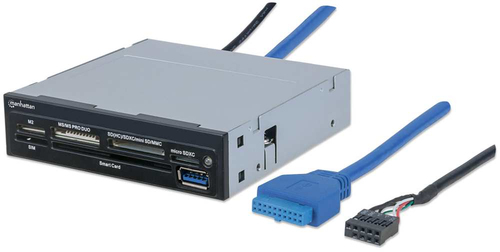 LECTOR TARJETAS 34 EN 1 BAHIA INTERNA 3.5IN USB 3.0 GABINETE CPU UPC 0766623101974 - 101974