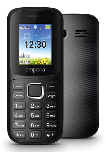 emporia313 4.5 cm (1.77") 64.6 g Black Senior phone