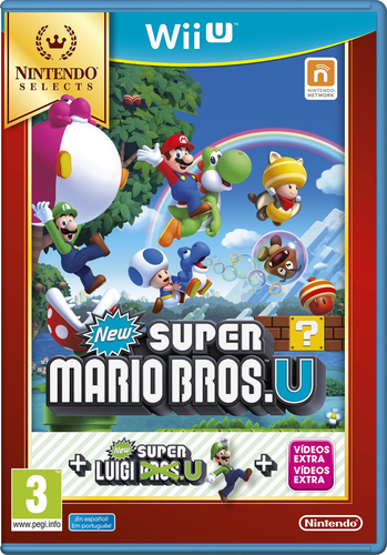 Nintendo New Super Mario Bros U + Luigi U Standard Inglise keel, Hispaania Wii U