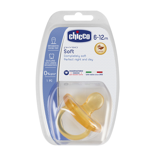 Chicco 105643910 lutt Klassikaline lutt Ortodontiline Kumm Pruun, Läbipaistev