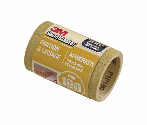3M 250RL180 rankinio šlifavimo priemonė Abrazyvinis ritinys Smulkus smėlis P180