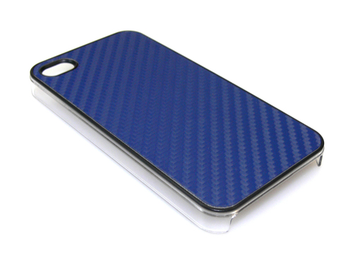 Sandberg Cover 4/4S fiber skin Blue