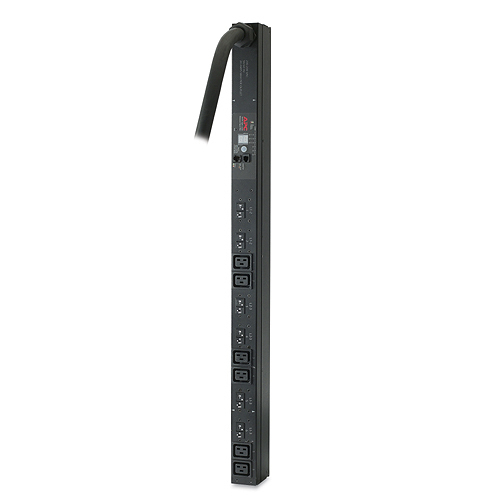 APC Rack PDU, Metered, Zero U, 14.4kW, 208V