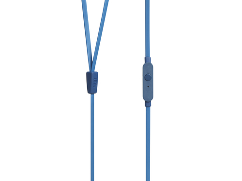 Jbl Unisex T110 Universal In-Ear Headphones w/ Remote Control & Microphone in Blue Blue One Size female - image 4