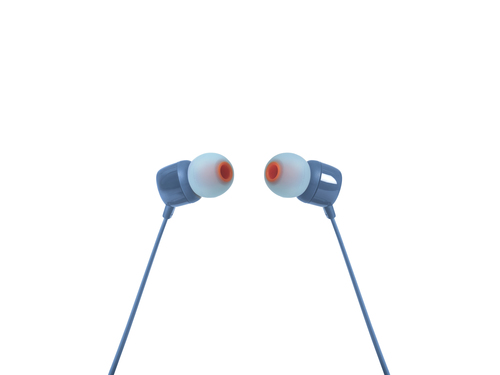 Jbl Unisex T110 Universal In-Ear Headphones w/ Remote Control & Microphone in Blue Blue One Size female - image 1