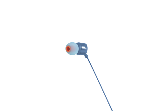 Jbl Unisex T110 Universal In-Ear Headphones w/ Remote Control & Microphone in Blue Blue One Size female - image 2