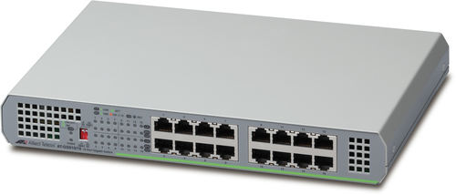 AT-GS910/16-10 Switch Gigabit Ethernet no administrado 16 puertos 10/100/1000 Mbps AT-GS910/16-10