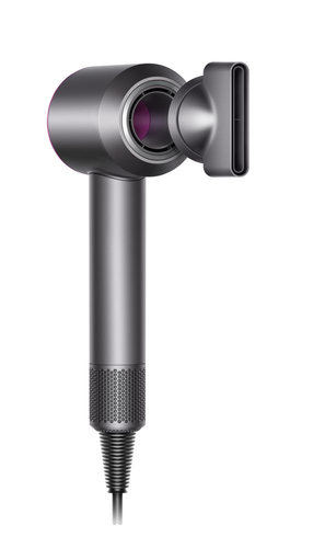 Dyson Supersonic. Flusso d'aria: 41 l/s. Colore del prodotto: Fucsia, Grigio, Lunghezza cavo: 2,7 m, Paese di origine: Cin