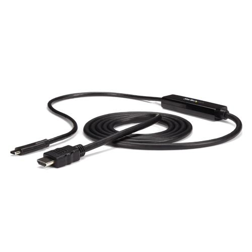 StarTech.com USB-C auf HDMI Adapterkabel - 2m - 4K bei 30 Hz - Unterstützt bis zu3840 x 2160 - Schwarz