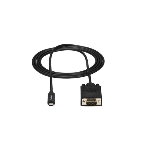 2 m USB-C auf VGA Kabel, 1920x1200/1080p, USB Typ-C auf VGA Aktives DP Alt Mode Video Adapter, Thunderbolt 3 kompatibel - 