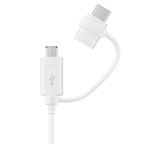 Samsung EP-DG930 1.5m USB-A to USB-C and Micro-USB Cable White