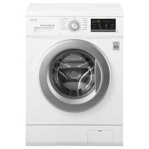 LG FH4G7TDN1 washing machine Front-load 8 kg 1400 RPM White