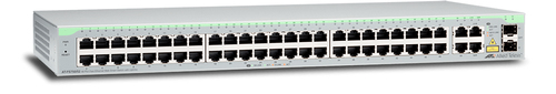 AT-FS750/52-10 Switch WebSmart de 48 puertos 10/100 Mbps 2 puertos 10/100/1000 Mbps 2 SFP Gigabit Combo AT-FS750/52-10