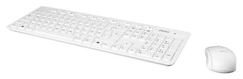 MSI ES503W klaviatuur Hiir kaasa arvatud Universaalne AZERTY Prantsuse Valge