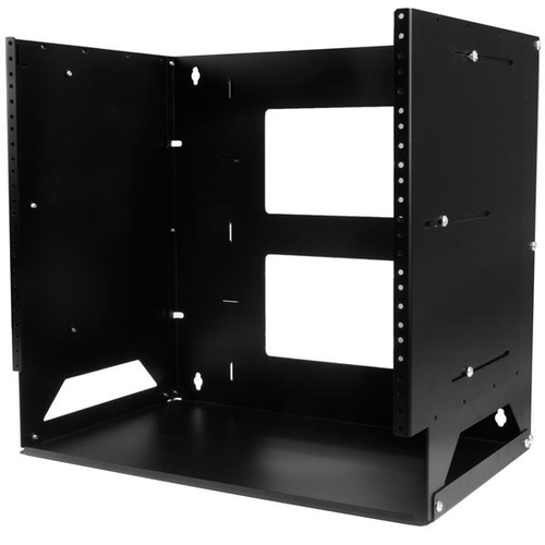 WALLSHELF8U GABINETE RACK DE PARED  CON ESTANTE INCORPORADO 8U