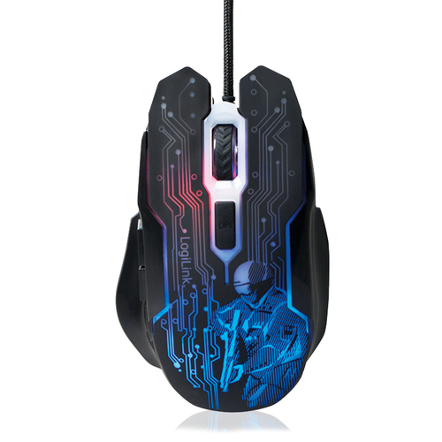 LogiLink Gaming muis, USB, 6-button, 2400dpi, afbeelding 4