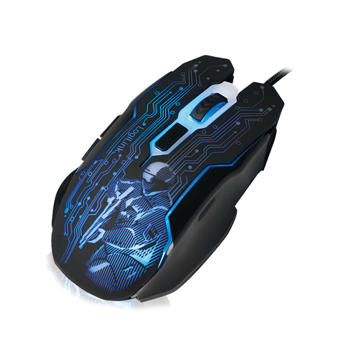 LogiLink Gaming muis, USB, 6-button, 2400dpi