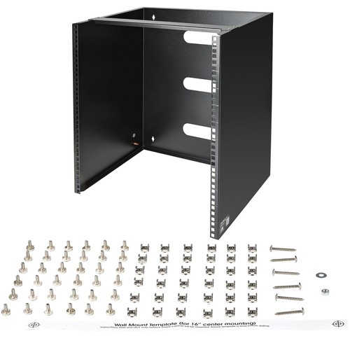StarTech Wand monteerbaar rack voor 12"/30 cm apparatuur - muurbevestigingsbeugel, afbeelding 7