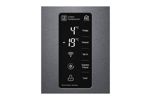 LG GSB470BASZ side-by-side refrigerator Freestanding – image 8