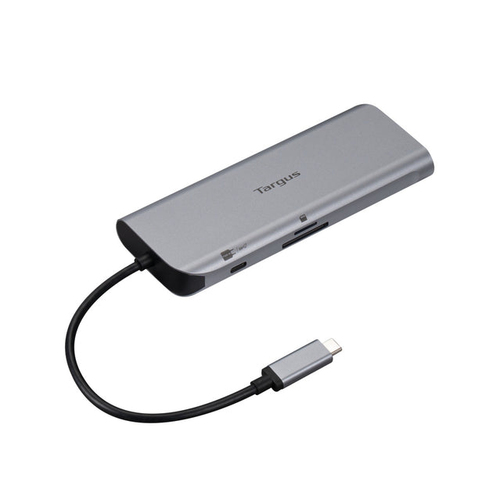 USB-C ALT. MODE DUAL HDMI 4K MOBILE DOCK WITH 140W EPR PASS-THRU & SD READER SIL