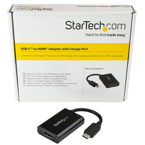 StarTech.com USB C to HDMI 2.0 Adapter with Power Delivery, 4K 60Hz USB Type-C to HDMI DisplayMonitor Video Converter, 60W PD Pass-Through Charging, afbeelding 6