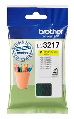 Tinte Brother LC-3217Y Yellow