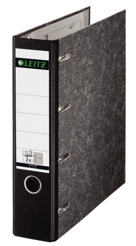Leitz Double Mechanism Lever Arch File Classic Marbled